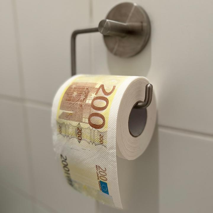 Immagine prodotto Thumbs Up Carta igienica Mad Monkey "200Euro" bianca (1 x)