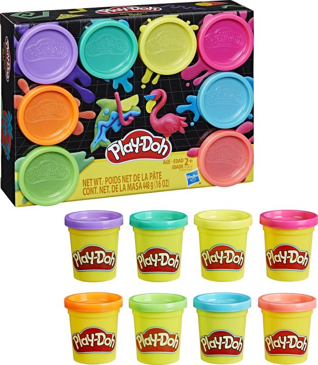 Produktbild Play-Doh - 8 Töpfe - Verschiedene Farben (assortiert)