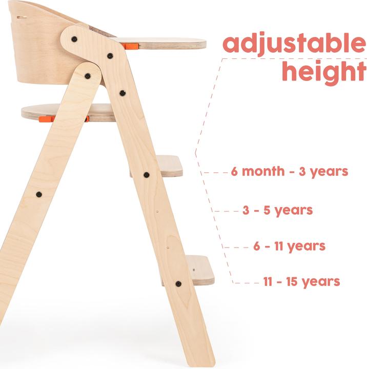 Image du produit MamaToyz My Chair Chaise haute en bois (Chaise haute)