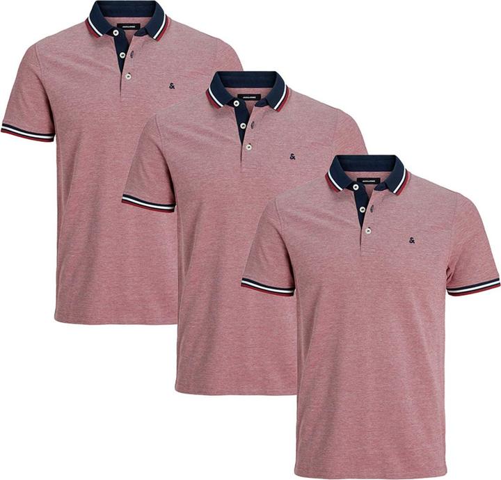 Immagine prodotto Jack & Jones 3er Pack Paulos - Slim Fit Poloshirt (XXL)