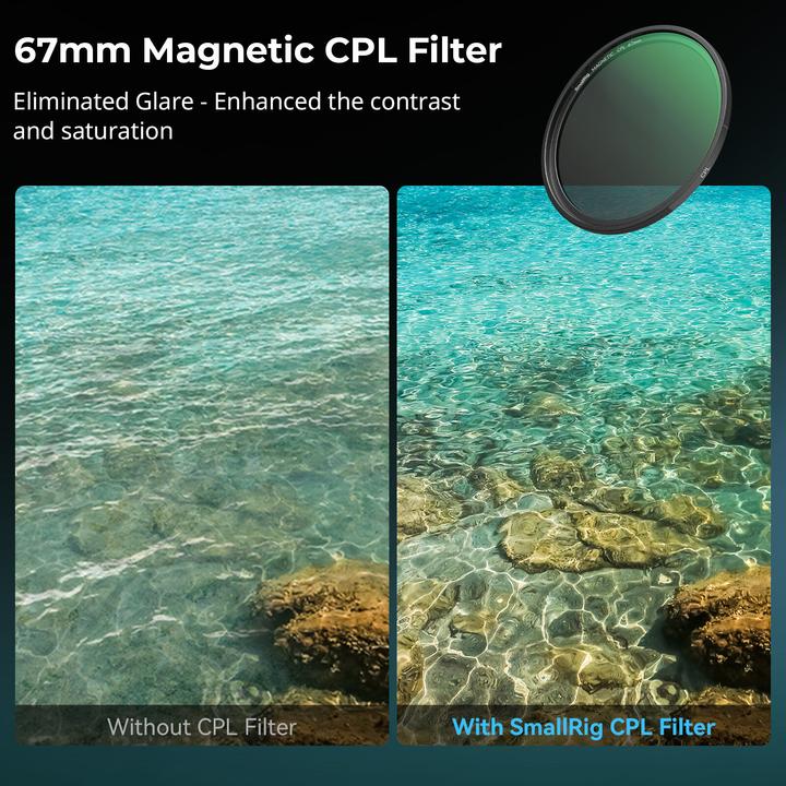 Actual product image SmallRig 5-in-1 Attachable Filter Kit (67 mm, Black Mist Filter)