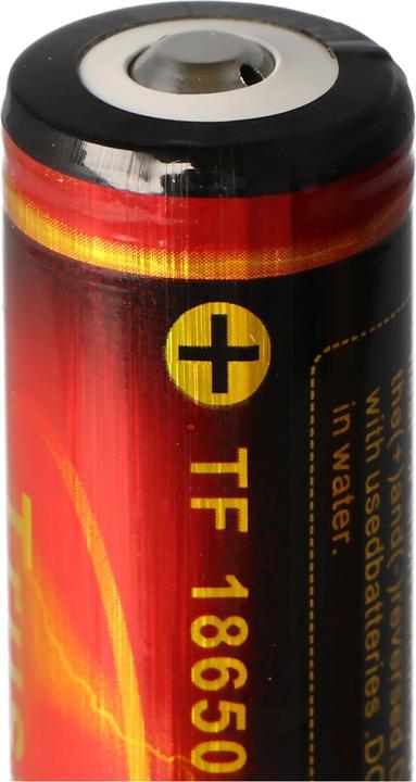 Immagine prodotto Trustfire Batteria 18650 3000mAh protetta (fiamma) (1 pz., 18650, 3000 mAh)