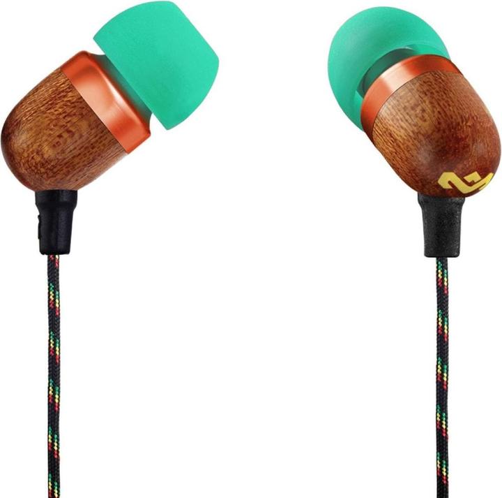House of Marley Écouteurs intra-auriculaires Smile Jamaica (pas de réduction du bruit, Filaire)