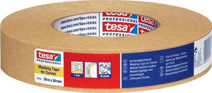 Immagine prodotto tesa nastro adesivo tesakrepp® per curve 50m:25mm (25 mm)