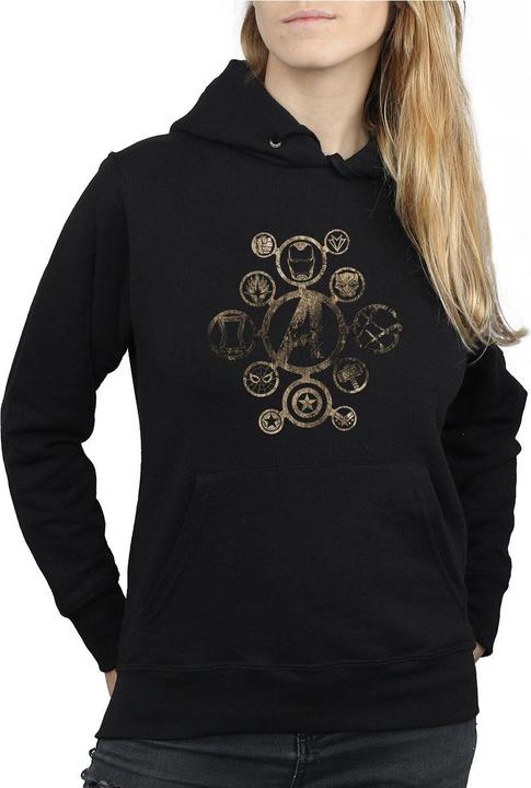 Actual product image Womens/Ladies Avengers Infinity War Icons Hoodie (L)