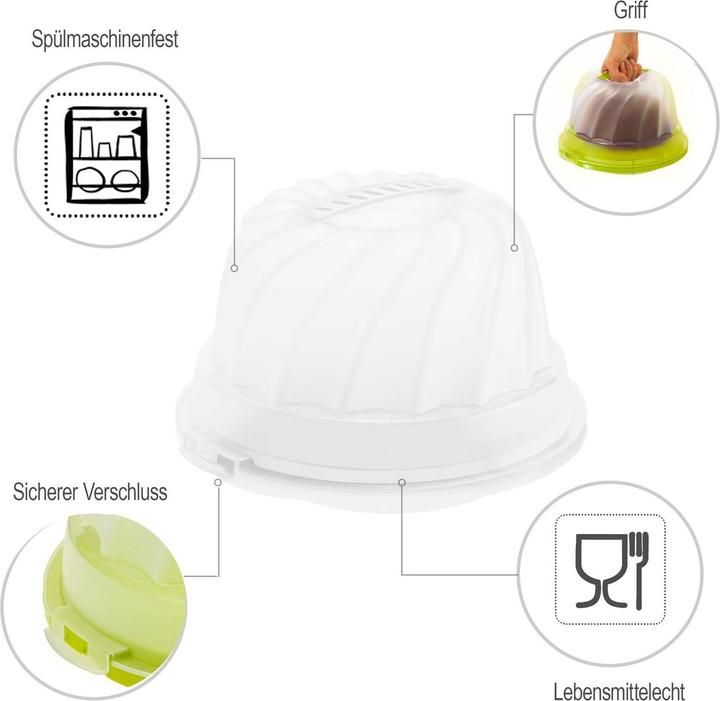 Actual product image Rotho Cake butler Guglhupf Fresh bl