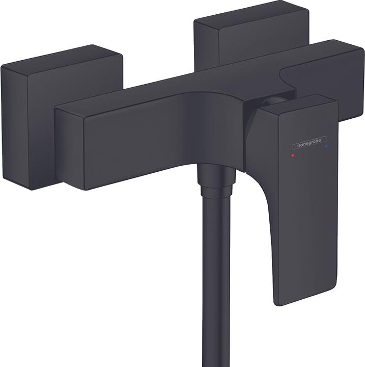 Produktbild hansgrohe HG Einhebel-Brausemischer METROPOL Aufputz, mit Hebelgriff mattschwarz