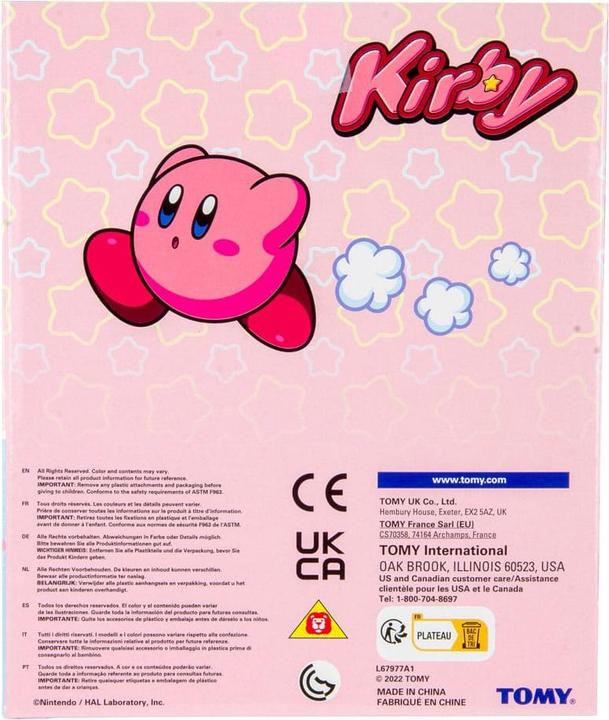 Image du produit Tomy Nintendo Assortiment 12 Peluches Kirby Mini (7 cm)