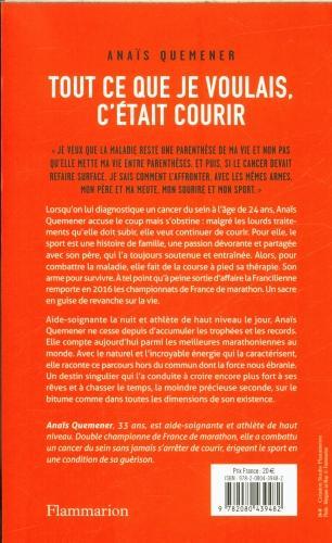 Produktbild Tout ce que je voulais, c'était courir (Französisch, Quemers Anaïs, 2024)