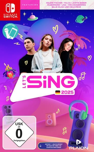 Produktbild Plaion Let's Sing 2025 German Version (Switch) (USK) (Switch, DE)