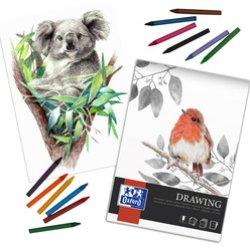 Actual product image Oxford Drawing pad (A4, Plain, Soft cover)