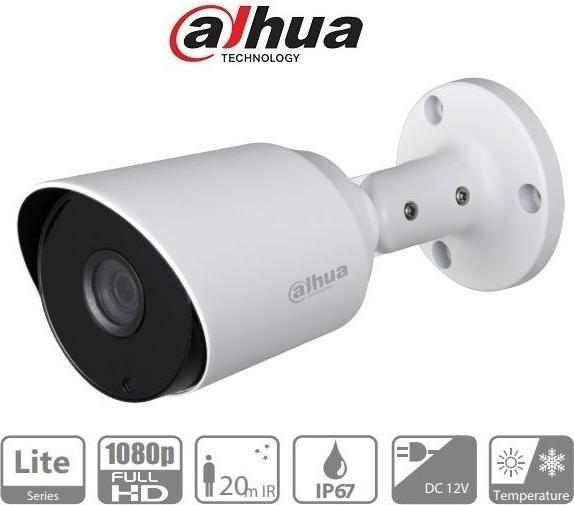 Actual product image Dahua CAMERA HDCVI 1080P IR BULLET/HAC-HFW1200T-0280B (1920 x 1080 Pixels)