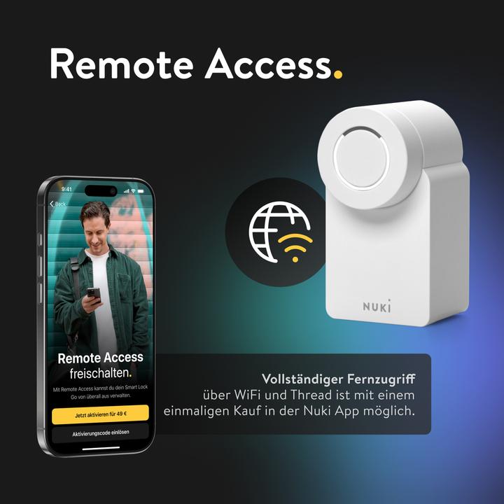 Actual product image Nuki Smart Lock Go CH cylinder (5th Gen) (Smartphone)