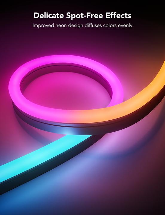 Actual product image Govee Neon Strip Lights (RGBIC, 1000 cm, Outdoor)
