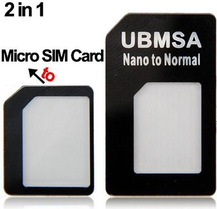 Actual product image König Design Nano/Micro Sim Adapter (SIM holder)