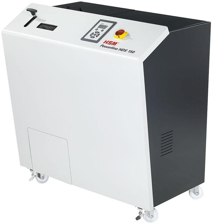 Actual product image HSM Powerline HDS 150 hard disk shredder, 1-stage, strip: 40 mm (Strip cut)