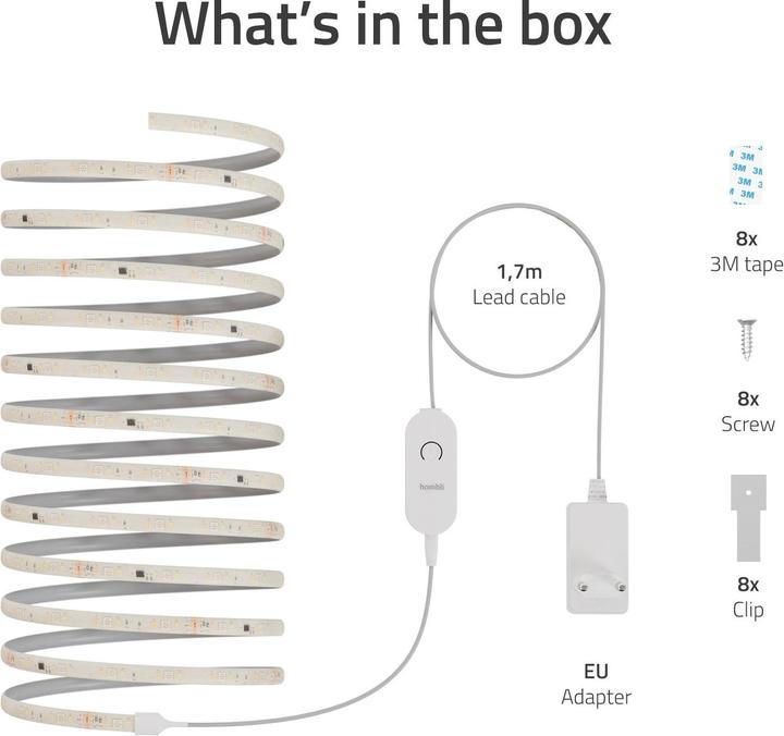 Actual product image Hombli LED Streifen (RGBW, 500 cm, Indoor)