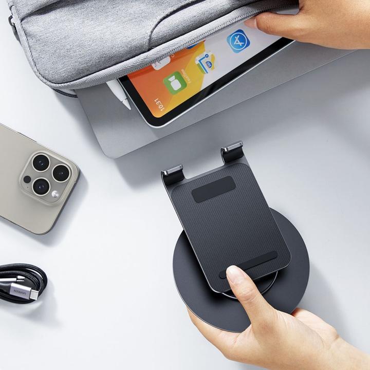 Actual product image Ugreen LP805 desk stand for phone tablet - black