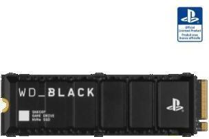 Actual product image WD Black SN850P with Heatsink for PS5 (2000 GB, M.2 2280)