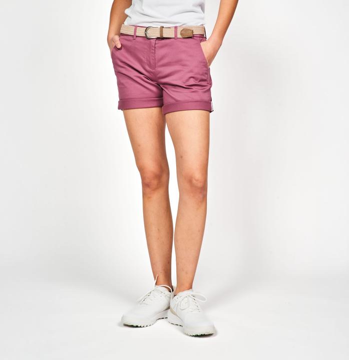 Inesis Damen Golf Shorts Baumwolle - MW500 dunkelrosa (34)