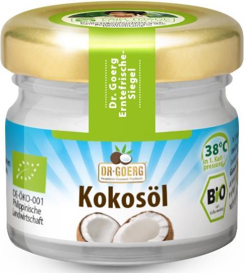 Immagine prodotto Dr. Goerg Olio di cocco crudo organico (20 ml)