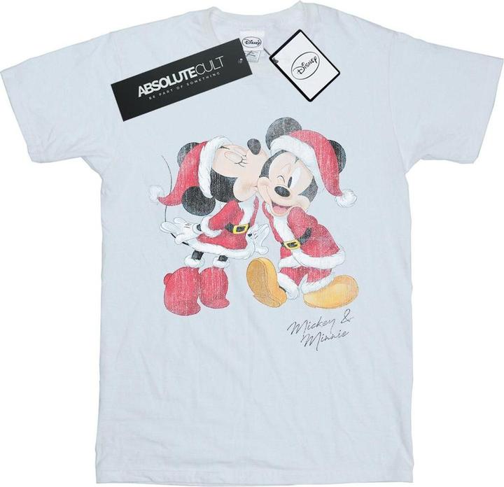 Produktbild Disney Mickey And Minnie Christmas Kiss TShirt (XL)