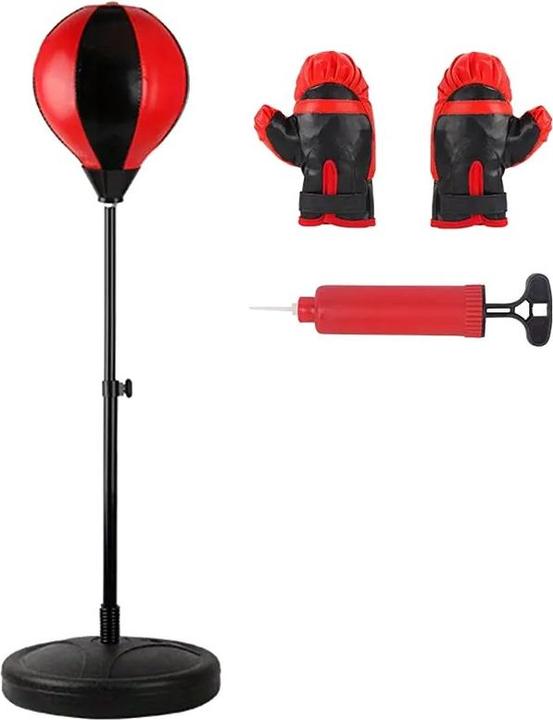 Produktbild Hudora Punchingball mit Boxhandschuhen und Pumpe (130 cm, 3.42 kg)