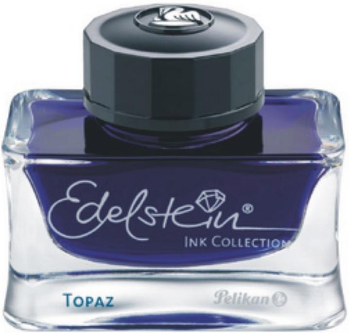 Produktbild Pelikan Tintenglas Edelstein Topaz (Tintenfass, Blau)