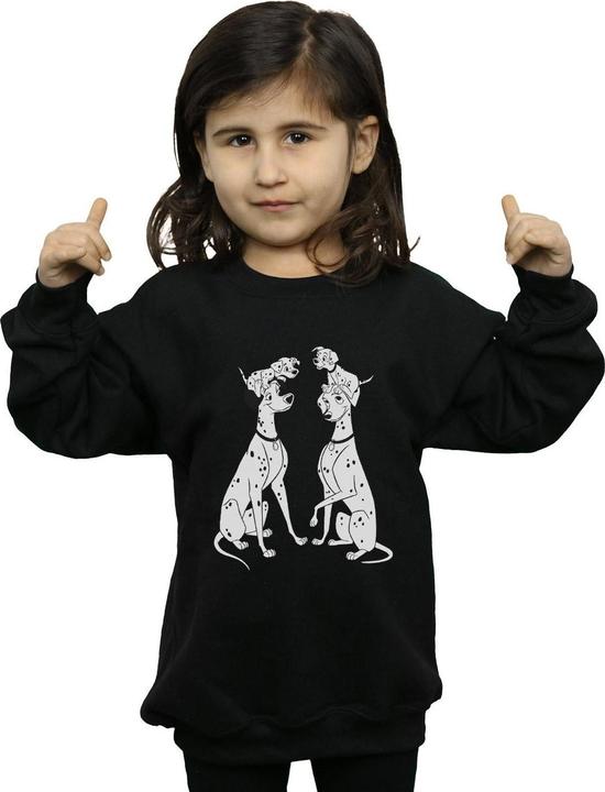 Actual product image Disney Girls 101 Dalmatians Family Sweatshirt (140, 146)