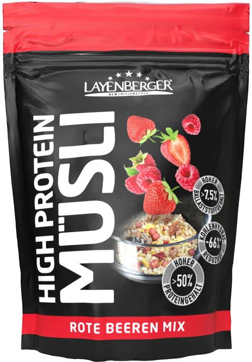 Produktbild Layenberger High Protein-Müsli Rote Beeren Mix (400 g)