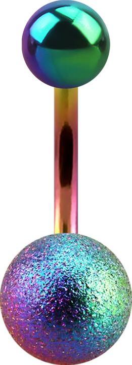 Immagine prodotto Star Piercing Color banana con pallina e pallina maculata (Acciaio chirurgico 316L, senza ottone)