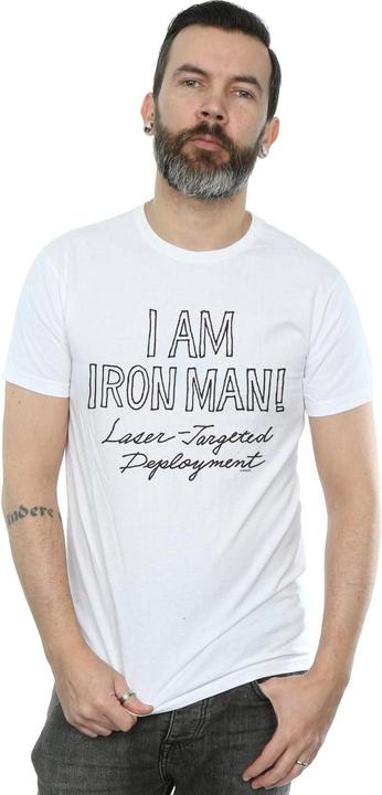 Actual product image Mens I Am Iron Man T-Shirt (5XL)