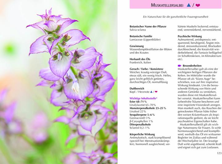 Valeurs nutritives et ingrédients Handbuch Ätherische Öle (Allemand, Katharina Zeh, Anusati Thumm, 2024)