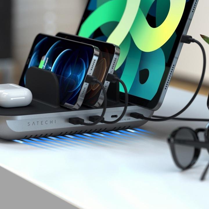 Immagine prodotto Satechi Stazione di ricarica multidispositivo a 5 porte (20 W)