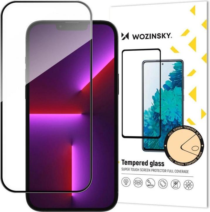 Wozinsky Full Glue Tempered Glass for iPhone 16 Plus (1 Piece, Apple iPhone 16 Plus)