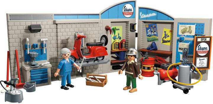 Produktbild Playmobil 60er Vespa Werkstatt (71620, Playmobil City Life)