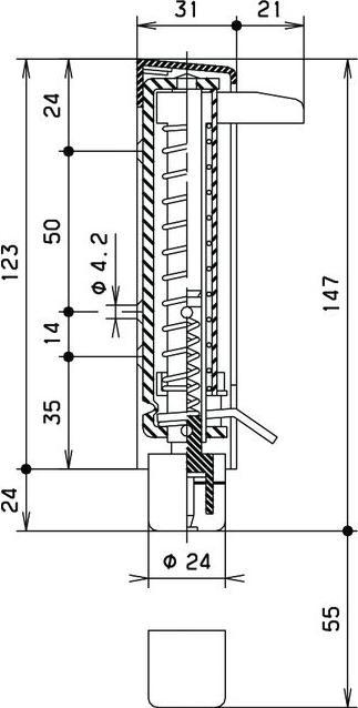 Immagine prodotto Dormakaba Fermaporta Fermaporta telescopico 360 Acciaio Acciaio inox (1 Pezzo/i)