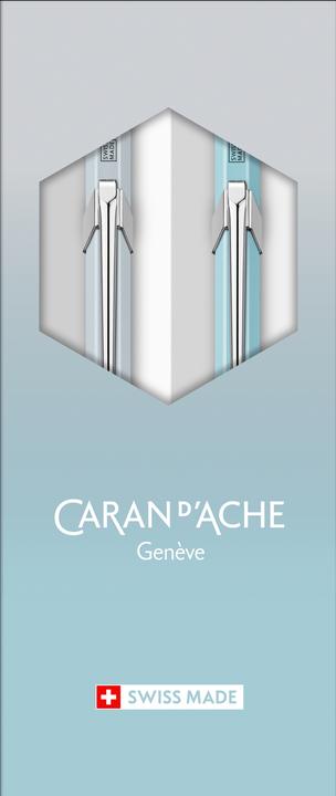 Caran d'Ache 849 Set Blue Lagoon Sonderedition (Bleu polaire, Gris givré, 2 x)