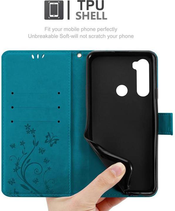 Immagine prodotto Cadorabo Copertina del libro di fiori (Xiaomi Redmi Nota 8, Xiaomi Redmi Nota 8 2021)