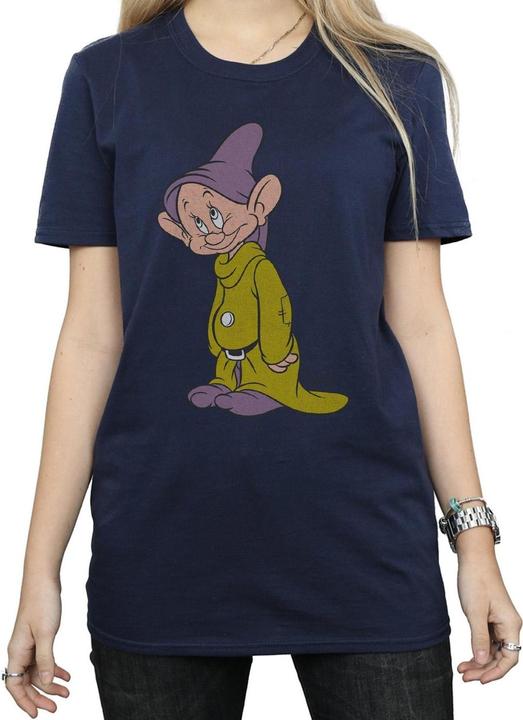 Actual product image Snow White Womens/Ladies Dopey Cotton Boyfriend T-Shirt (XL)