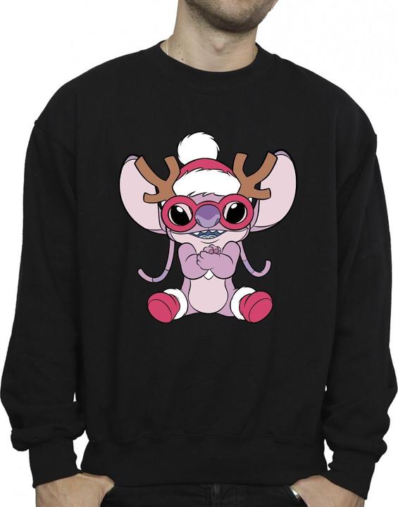 Immagine prodotto Disney Lilo & Stitch Angel Reindeer Felpa Uomo (S)