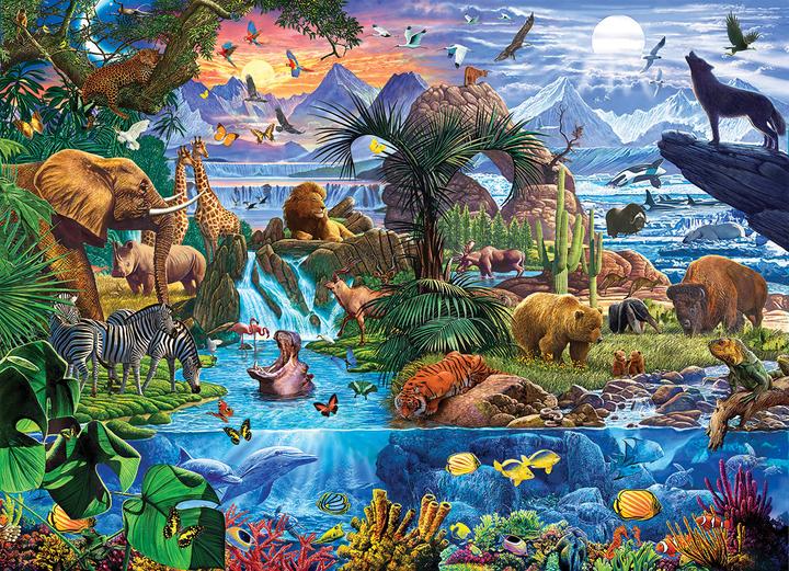 Produktbild Eurographics Tiere der Welt (5000 Teile)