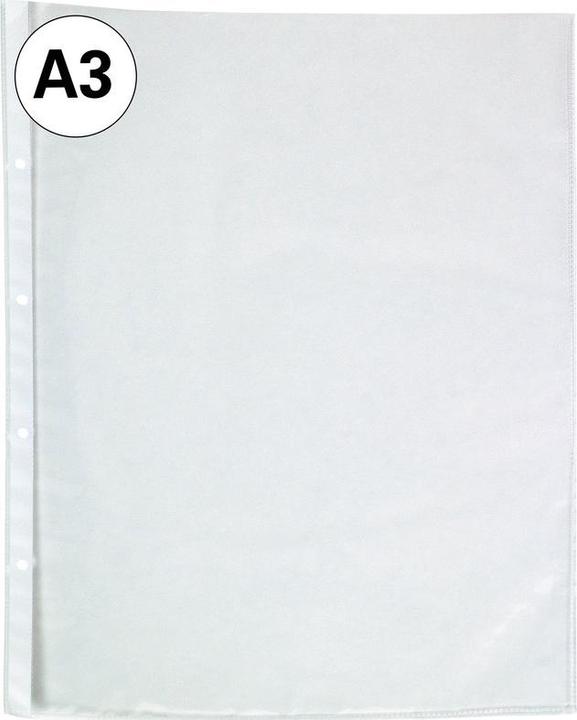 Produktbild Q-Connect Zeigebuchtaschen, glatte Folie (A3, 4 x)