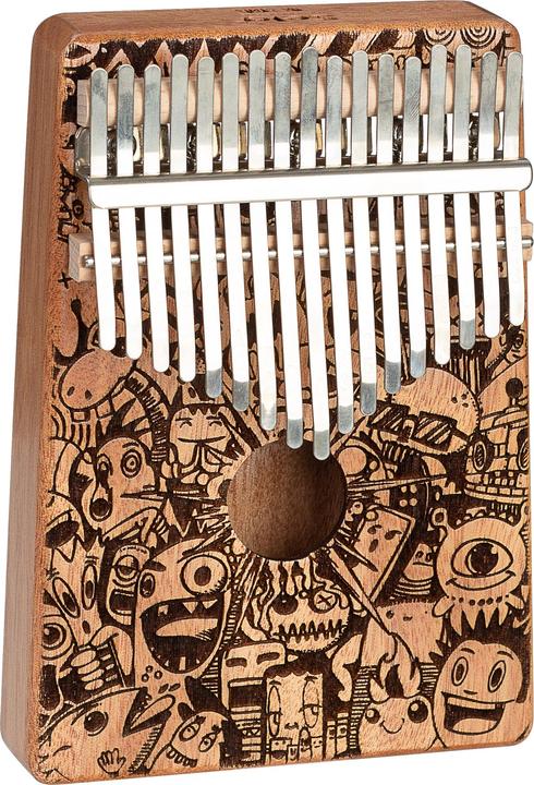 Produktbild Sela Art Series Kalimba 17 Little Monster Laser