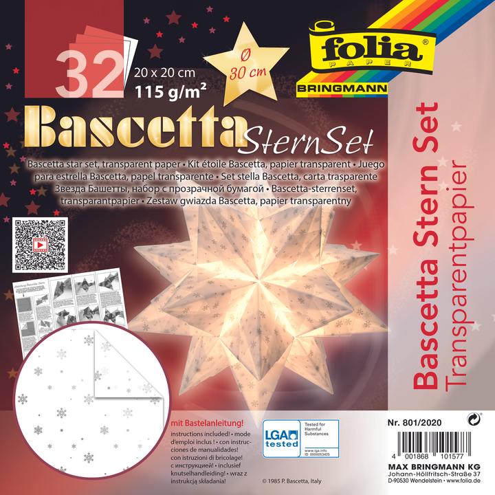 Immagine prodotto Folia Stella Bascetta (115 g/m², 32 x)