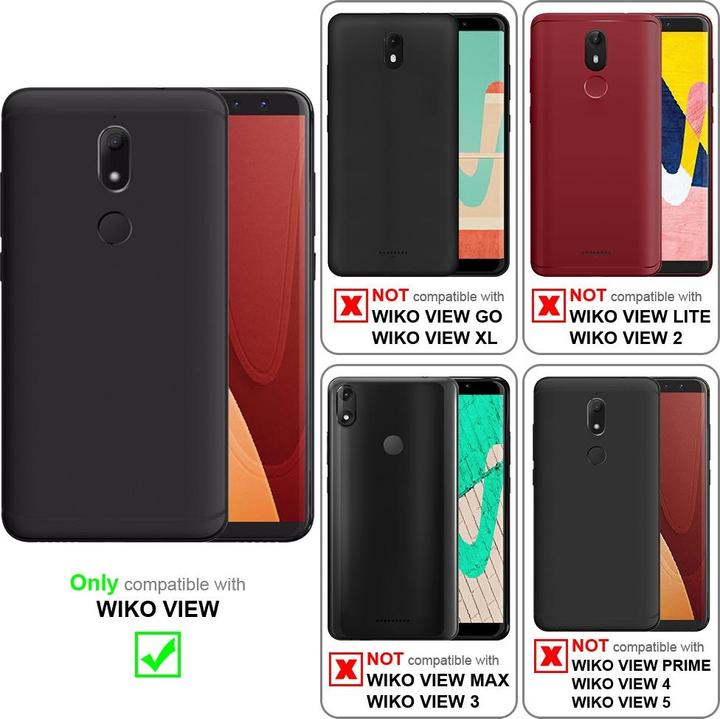 Actual product image Cadorabo TPU Matt Metallic Cover (Wiko View)
