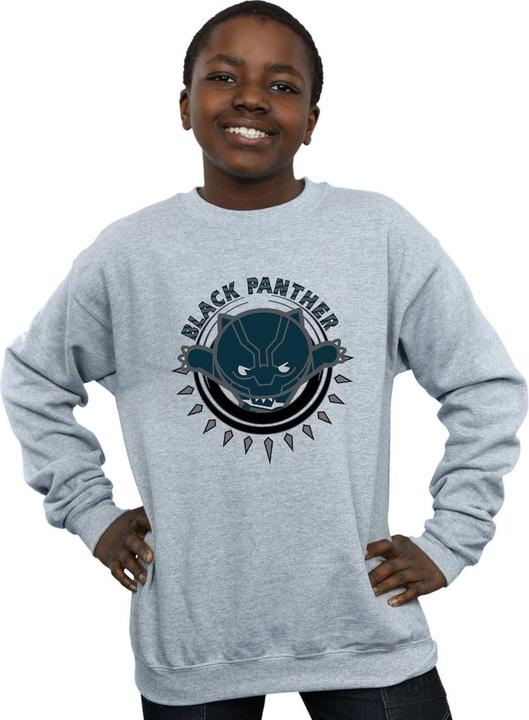 Image du produit - Sweat KAWAII BLACK PANTHER POUNCE - Garçon (140, 146)