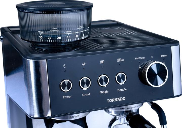 Image du produit Tornado Machine à café automatique TCM-5431-GS / Acier inoxydable et noir
