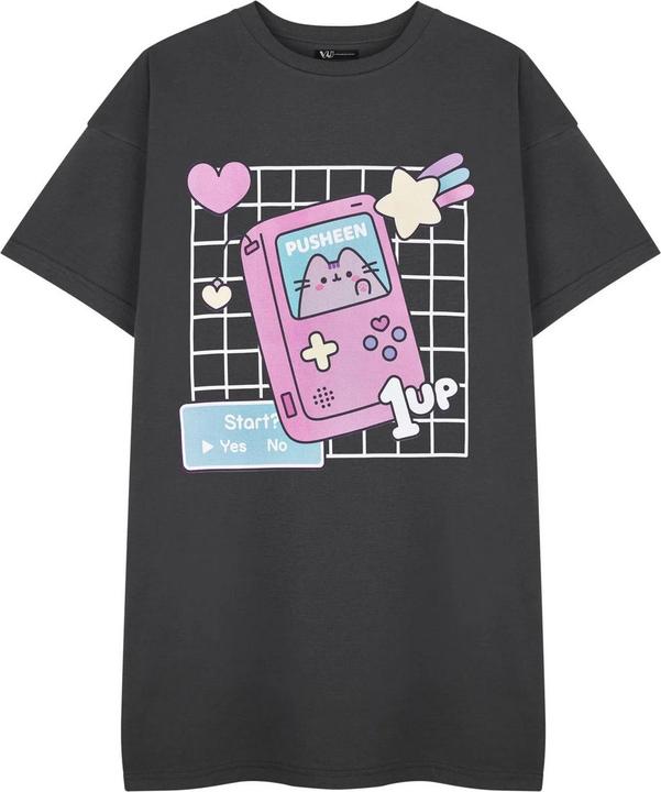 Actual product image Pusheen Womens/Ladies Gameboy Short-Sleeved T-Shirt (XXL)