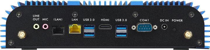 Actual product image Shuttle BPCAL02-i5 industrial Box-PC, Core i5-1235U, 2x SO-DIMM, 2x LAN, 1x COM, 1xHDMI,4x USB, fan (Intel Core i5-1235U)